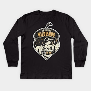 The Unknown Wild Lands Kids Long Sleeve T-Shirt